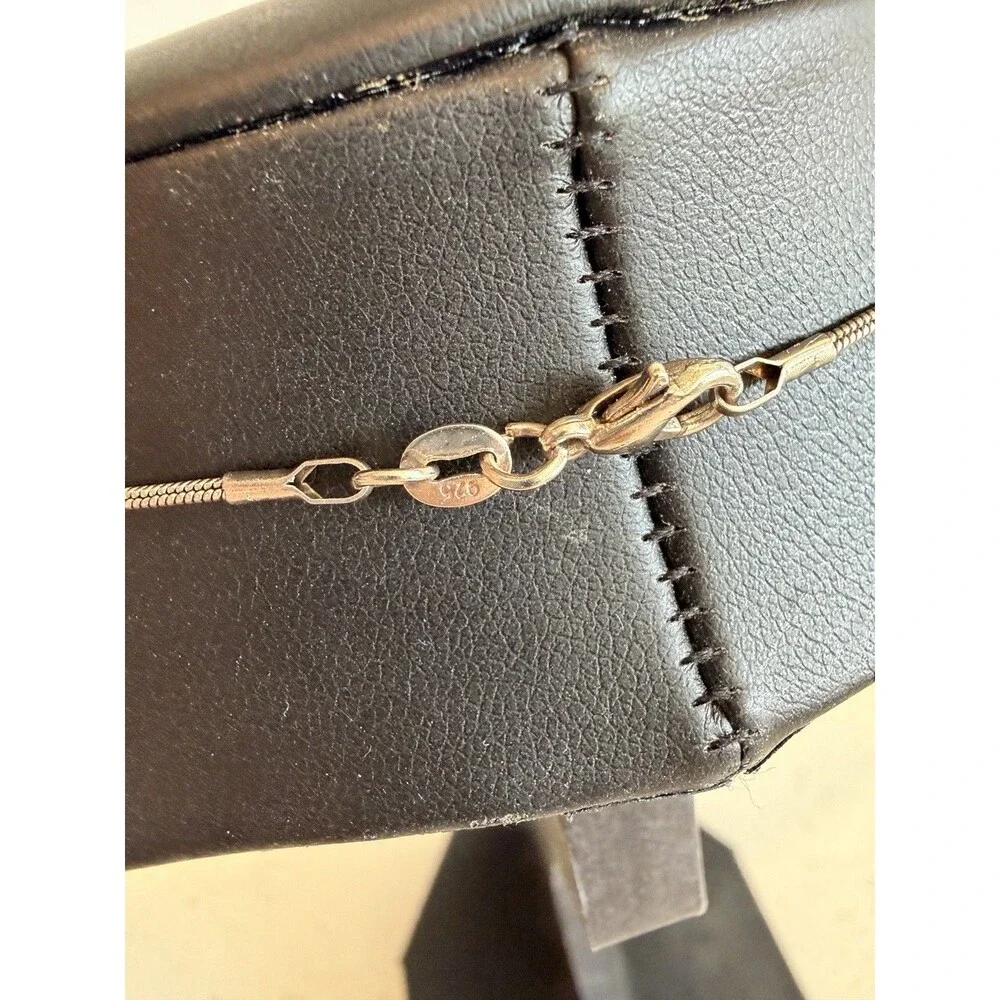 925 Sterling Silver  Vintage Petite Grand Piano Motif Necklace Pendant (OPENS)
